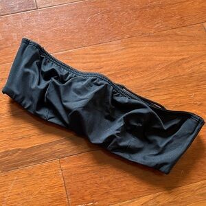 Victoria's Secret Black Strapless Strappy Bra